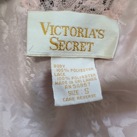 Vintage Victoria's secret gold lable pink slip nighty lingerie - Picture 12 of 13
